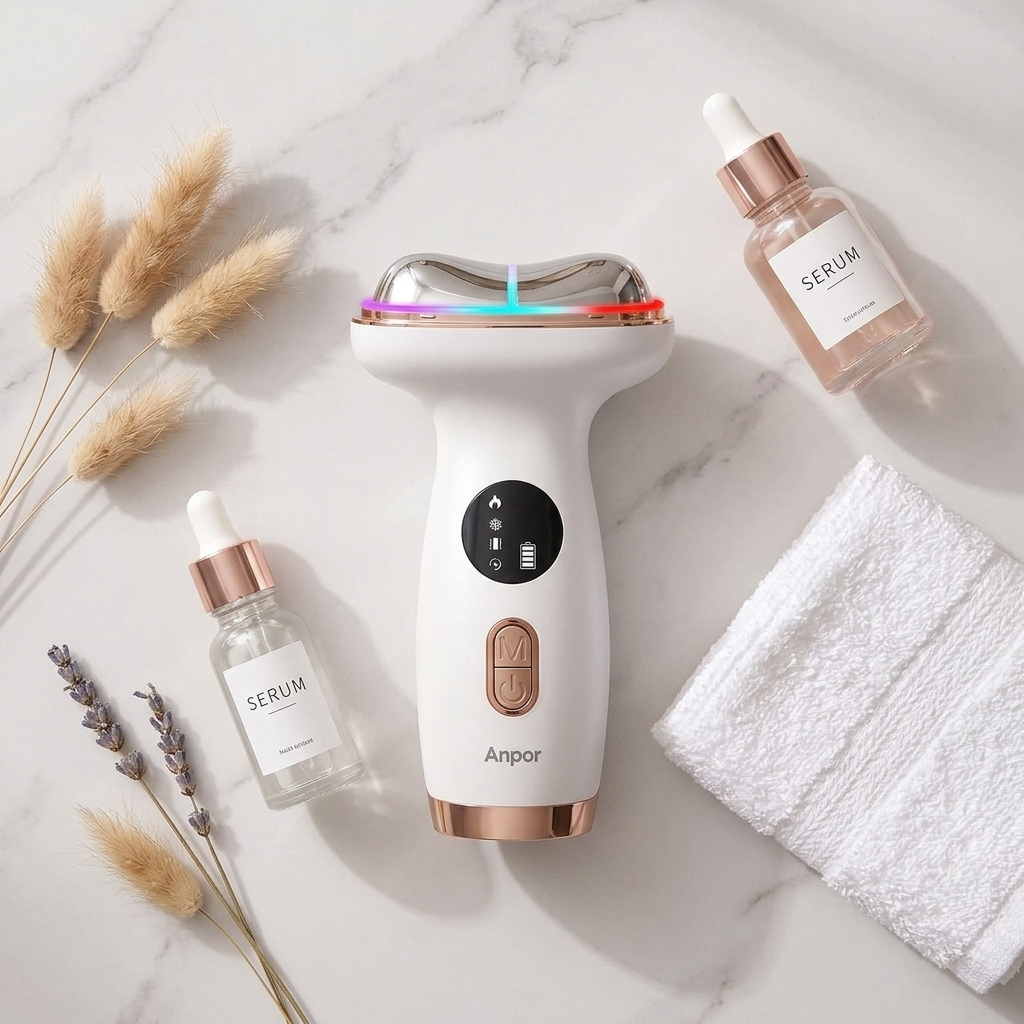 Anpor™ Pro 7-in-1 LED & EMS Face Sculpting Device